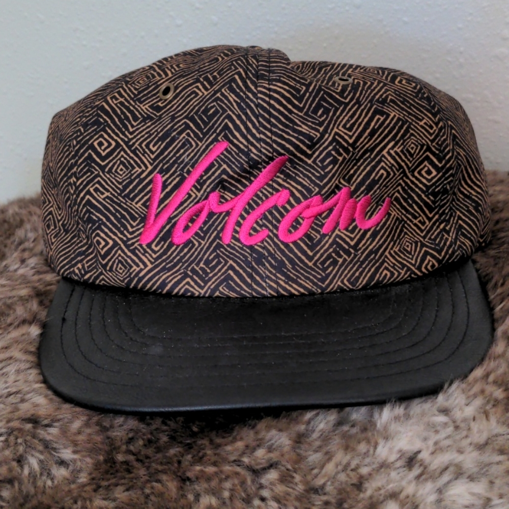 Volcom Pink Logo Hat